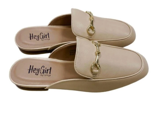 Charmer Mule in Camel Shoe