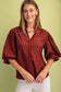 Tilly 3/4 Balloon Sleeve Top