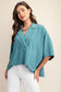 Tina V-neck Collared Top