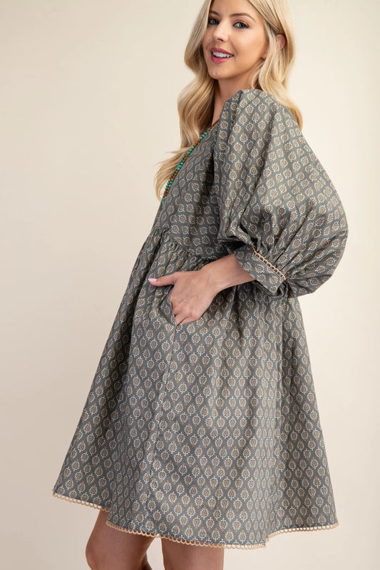 Mandi Mini Babydoll Dress