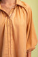 Sheala Satin Balloon Sleeve Top