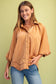 Sheala Satin Balloon Sleeve Top