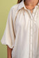Sheala Satin Balloon Sleeve Top