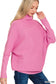 Dolman Sleeve Mock Neck Sweater