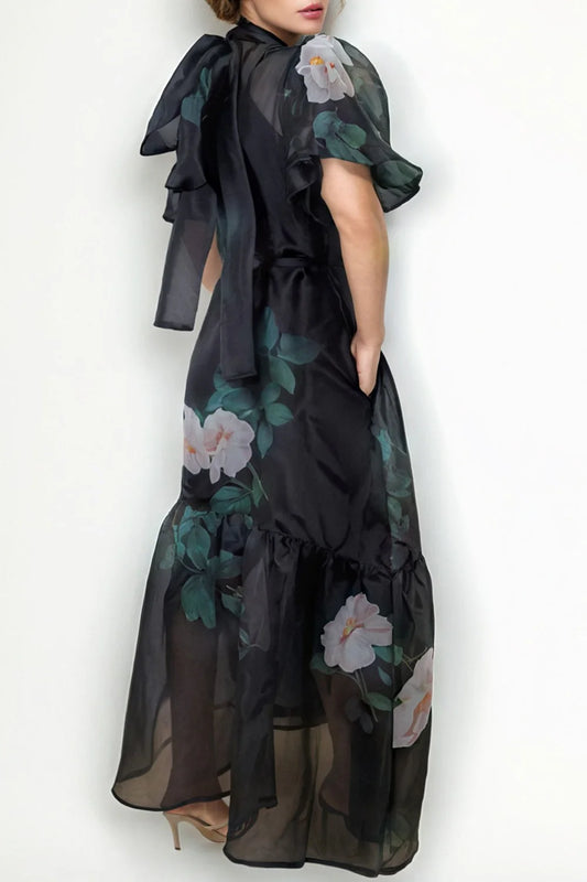 Francis Tie Back Maxi Dress