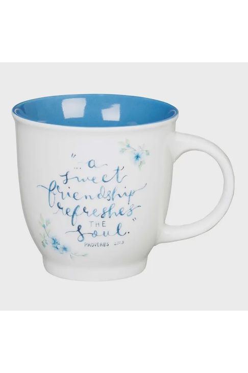 A Sweet Friendship Ceramic Coffee Mug - Proverbs 27:9 - The Perfect Gift Shop & Boutique