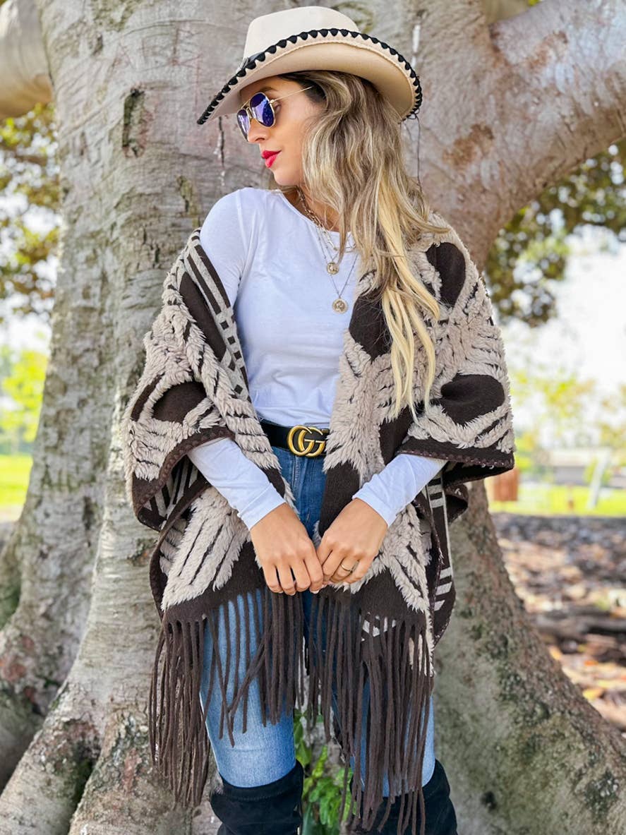 Pearl Fringe Cape