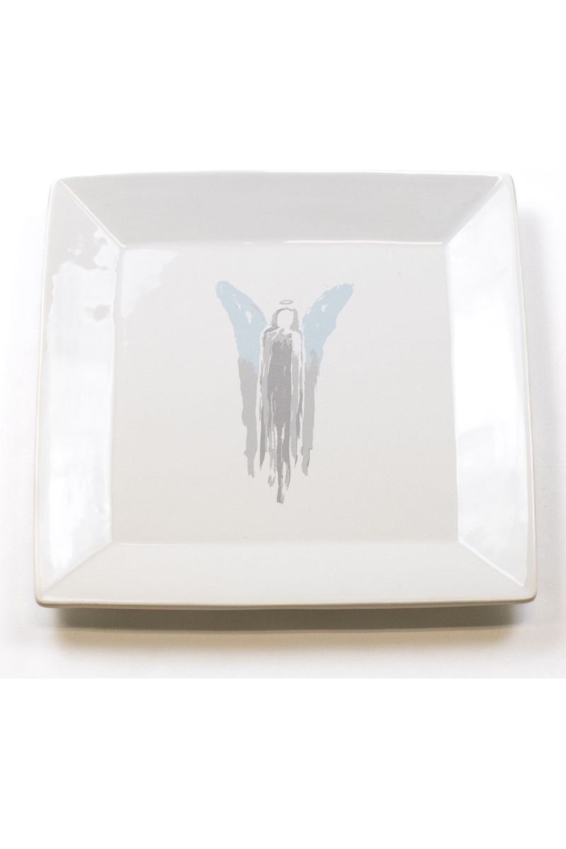 Angel Platter White/Ice/Gray - The Perfect Gift Shop & Boutique