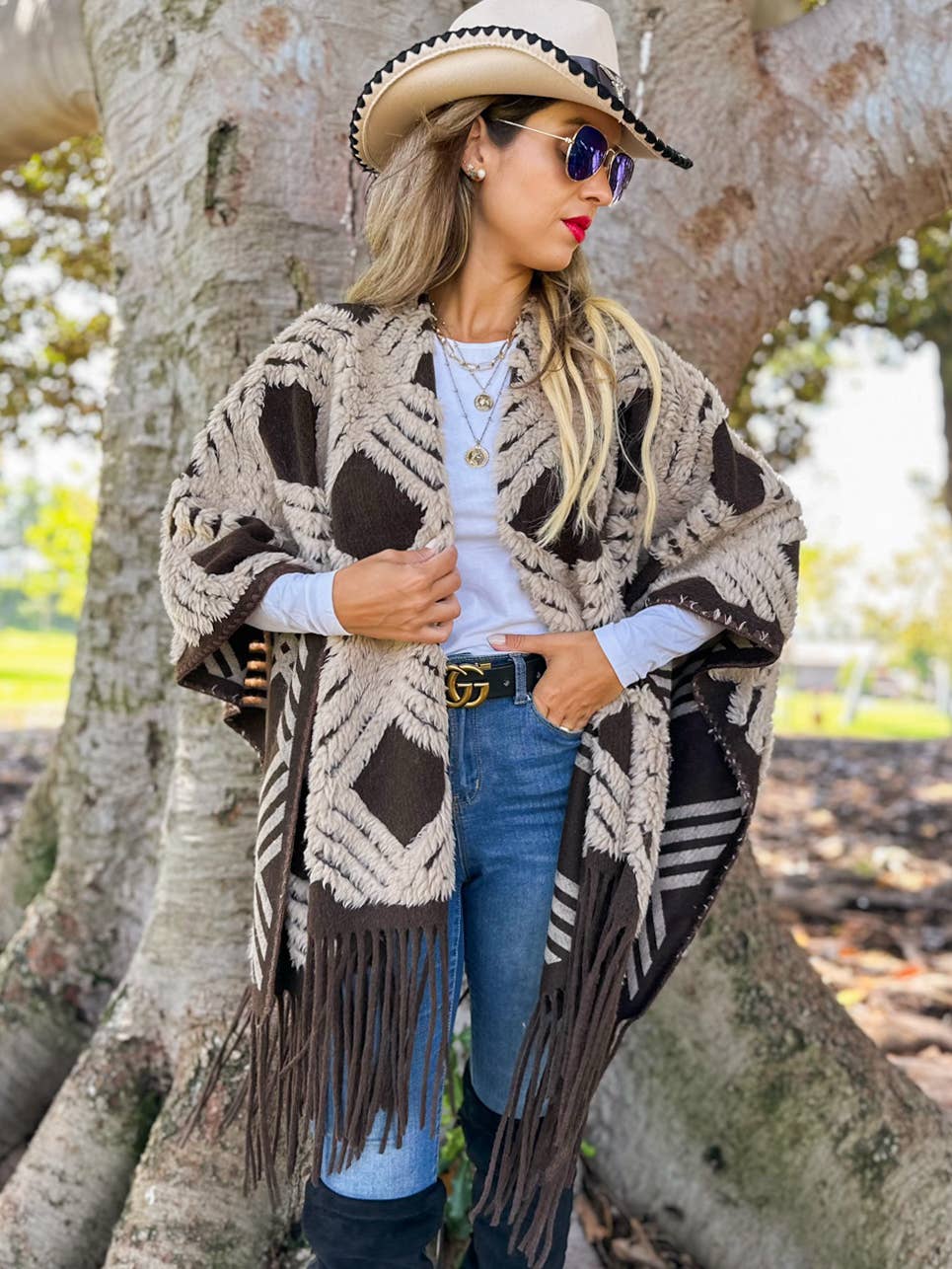 Pearl Fringe Cape