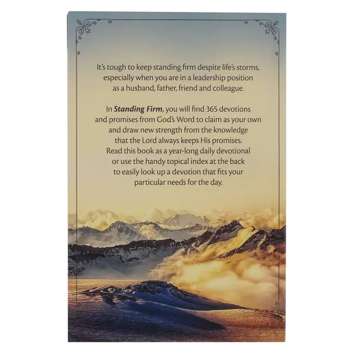 Christian Art Gifts - Standing Firm Softcover Daily Devotional