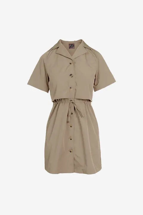 Karla Button Tie Dress