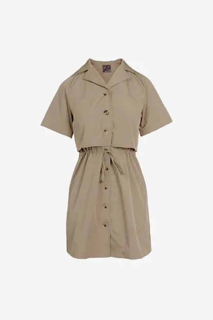 Karla Button Tie Dress