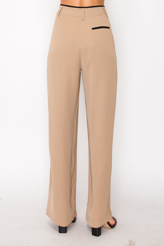 Mocha Woven Pants