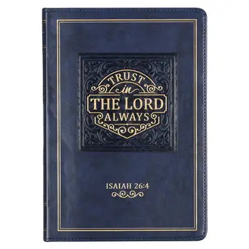 Christian Gifts - Trust in the Lord Always leather journal