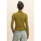 Long Sleeve Turtleneck Top: TEA ROSE