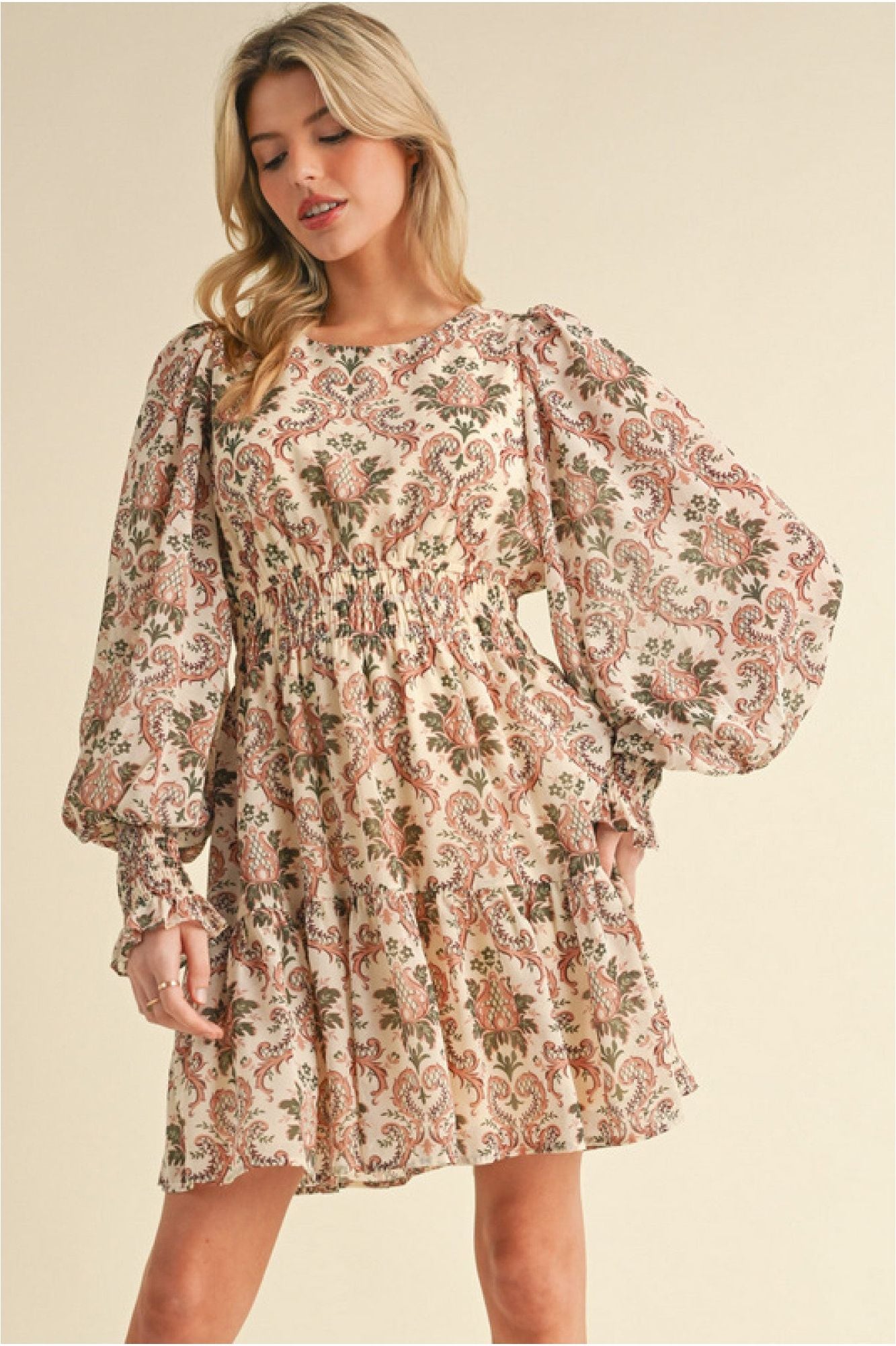 "Chelsea" Print Chiffon Dress - The Perfect Gift Shop & Boutique