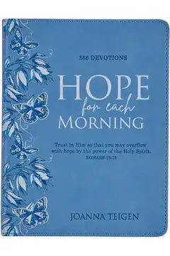 Christian Art Gifts - Devotional Hope For Each Morning Faux Leather - The Perfect Gift Shop & Boutique