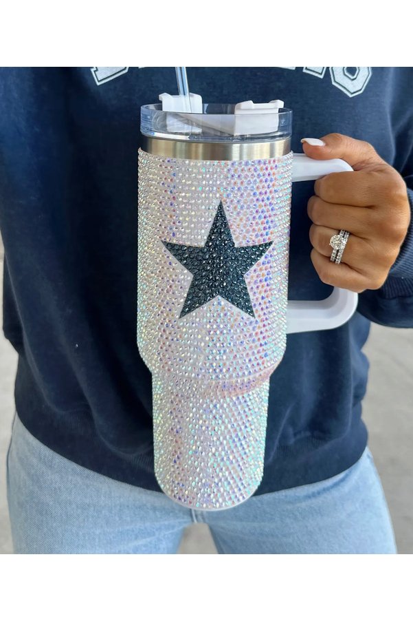 Crystal Navy Star Tumbler 40 oz. - The Perfect Gift Shop & Boutique