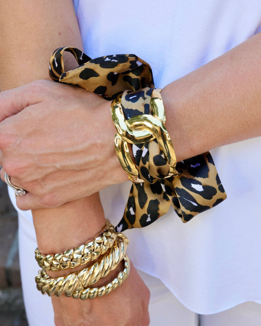 Sedgefield Scarf Bracelet Brown: Default