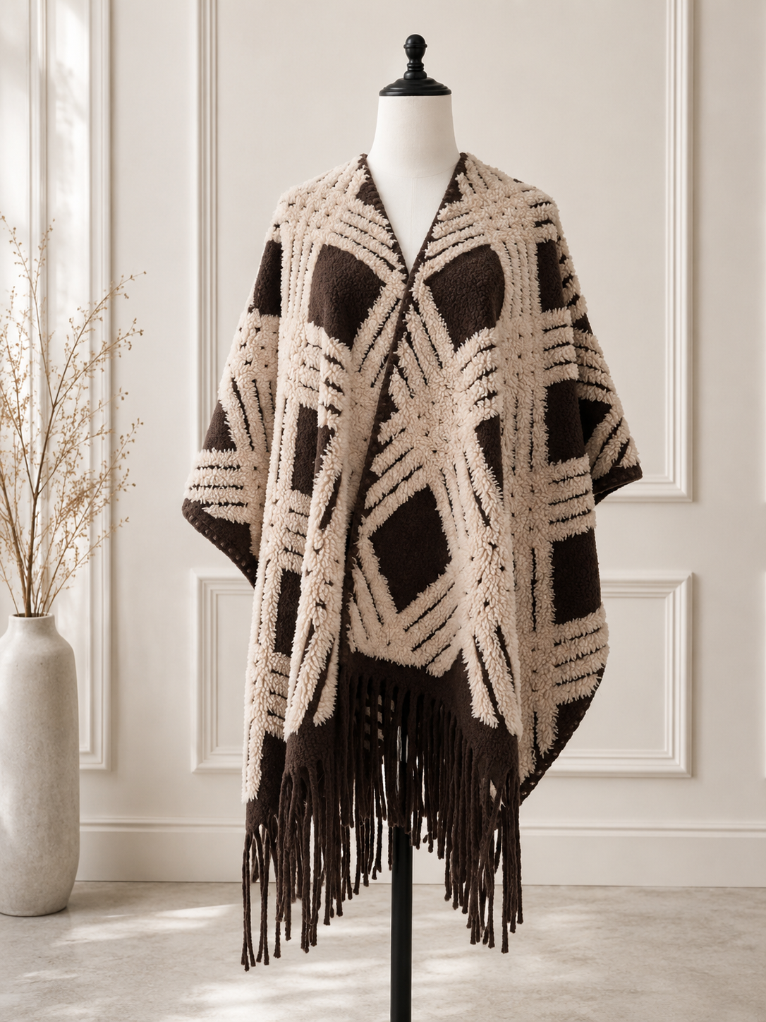 Pearl Fringe Cape