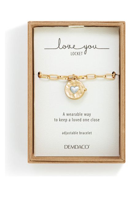 Demdaco - Love You Locket Bracelet - The Perfect Gift Shop & Boutique