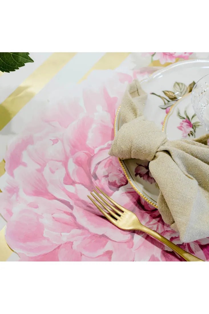 Die Cut Peony Placemat - 12 Sheets - The Perfect Gift Shop & Boutique