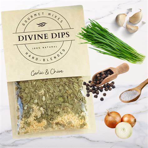 Divine Dips - Garlic & Chive Dip Mix - The Perfect Gift Shop & Boutique