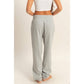 High-Waist Jogger Pants: DUSTY PINK