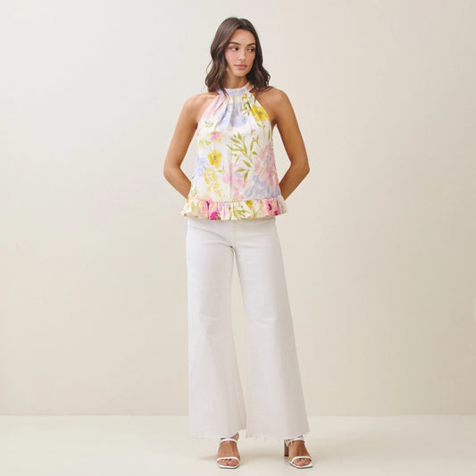 Floral Halter Top