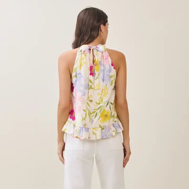 Floral Halter Top