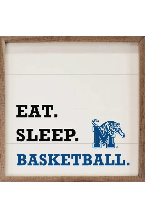 Eat Sleep Basketball Memphis 8 x 8 x 1.5 - The Perfect Gift Shop & Boutique