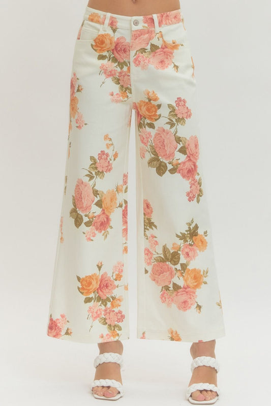 Fara Floral Print Pants