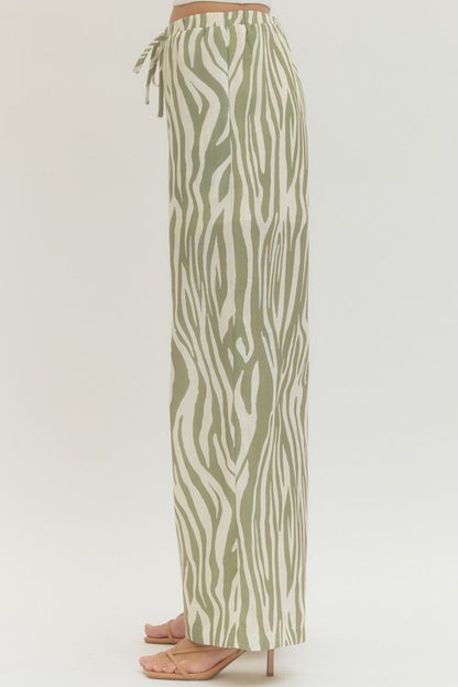 Marna Zebra Print Pants