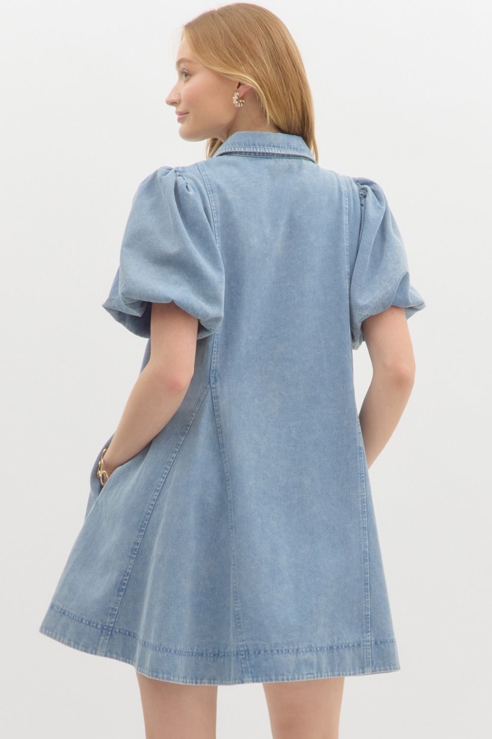 "Elouise" Denim Dress