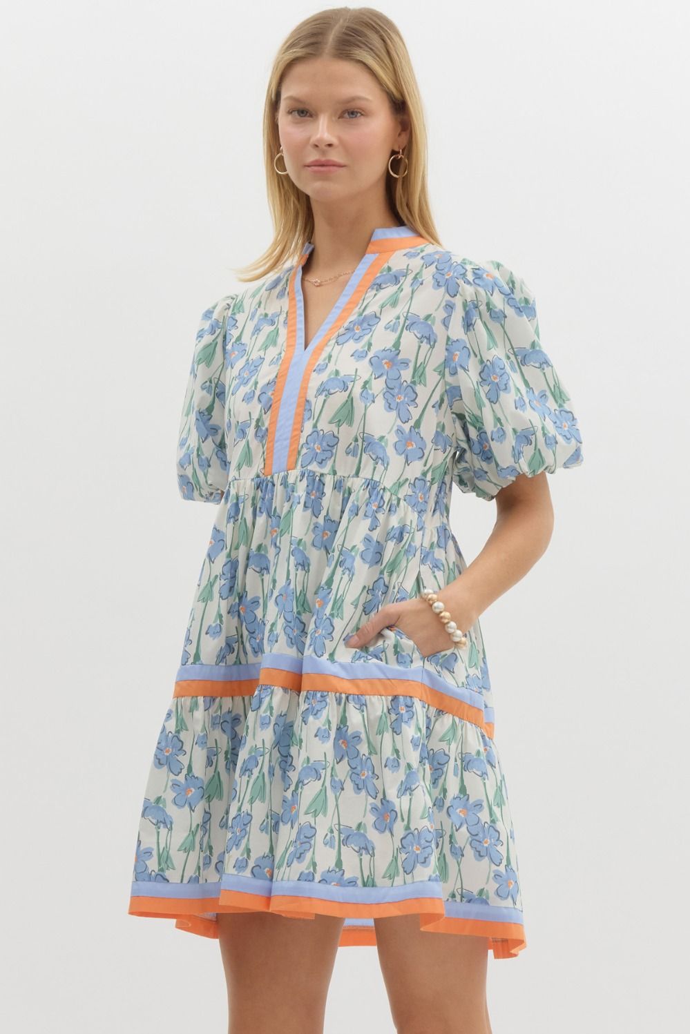 "June" Floral Dress