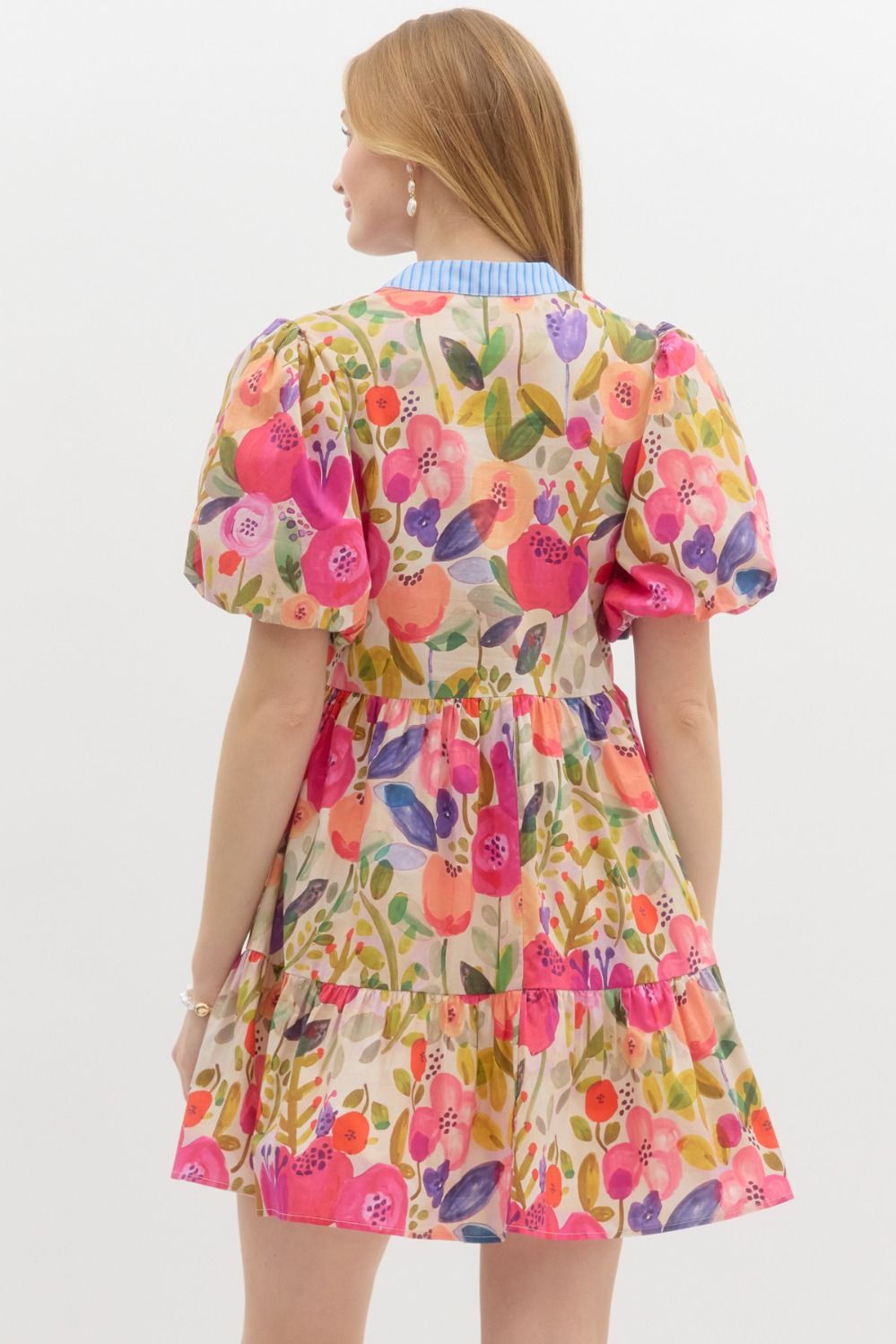 "Flora" Multi Color Dress