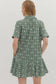 Caroline Abstract Green Dress