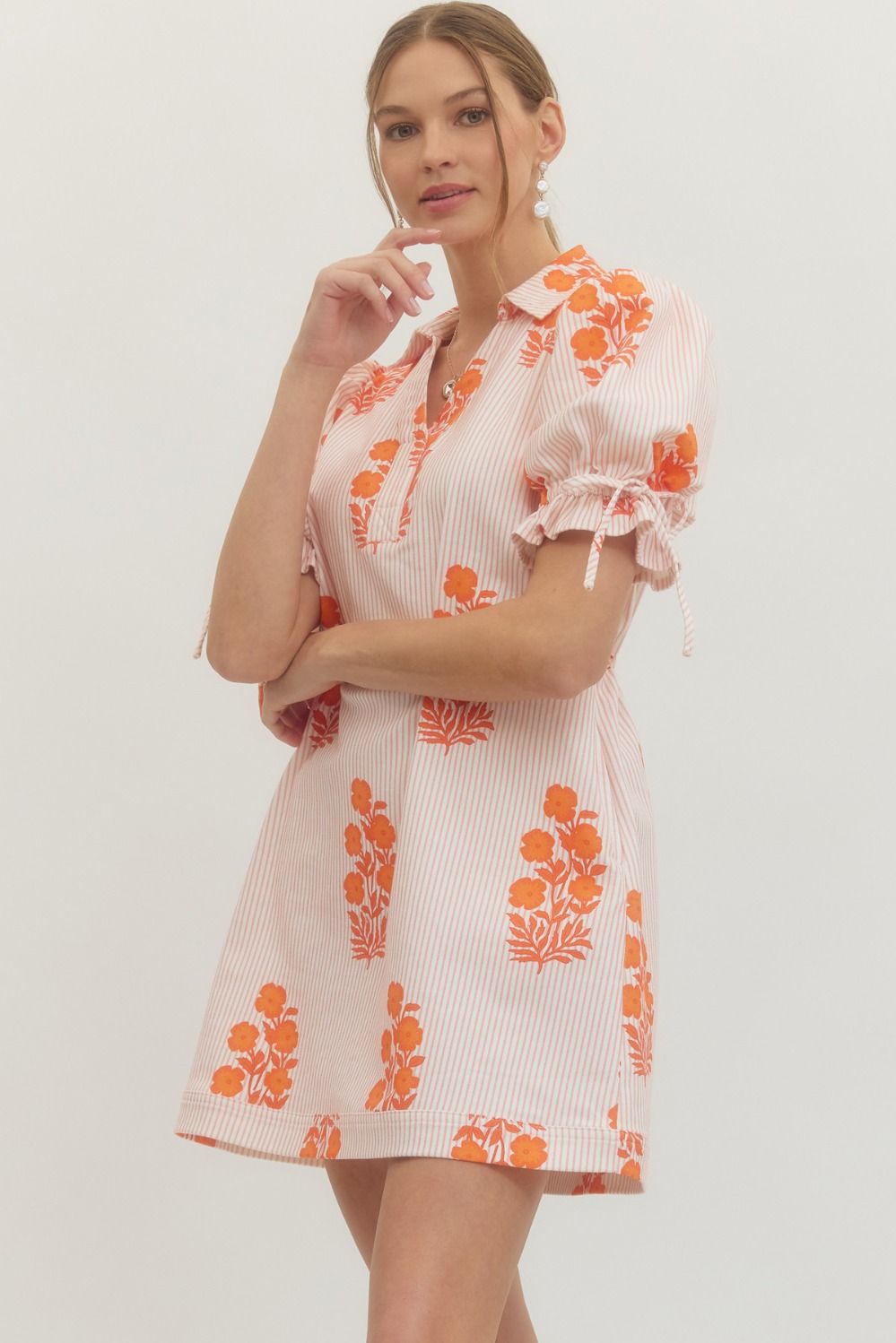 Jewel Print Denim Dress