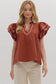 Molly Ruffle Sleeve Top