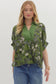 Olive Floral Top