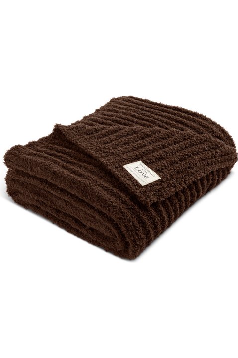 Espresso Giving Blanket - Giving Collection Knit Fabric Men's - The Perfect Gift Shop & Boutique