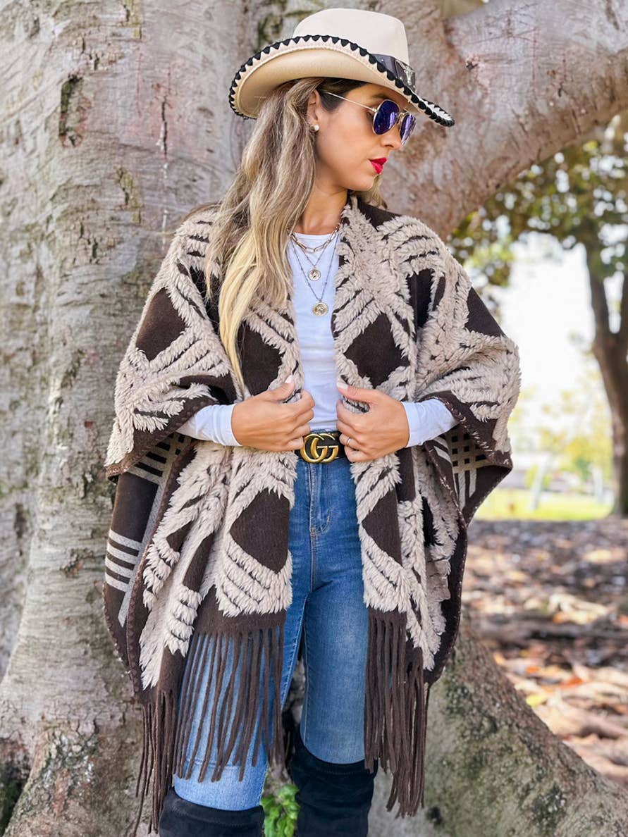 Pearl Fringe Cape