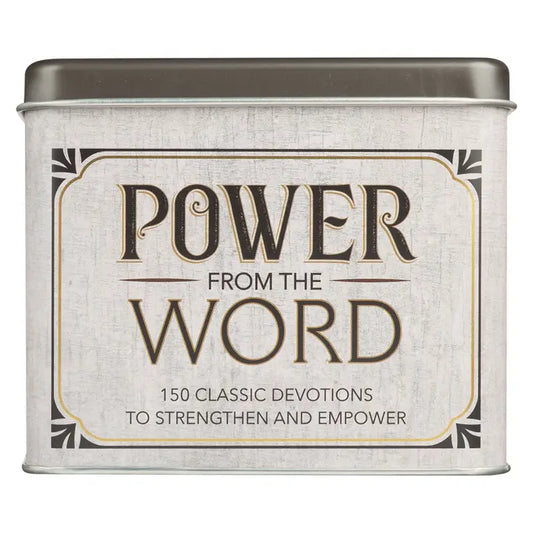 Power from the Word Devotional Cards Tin