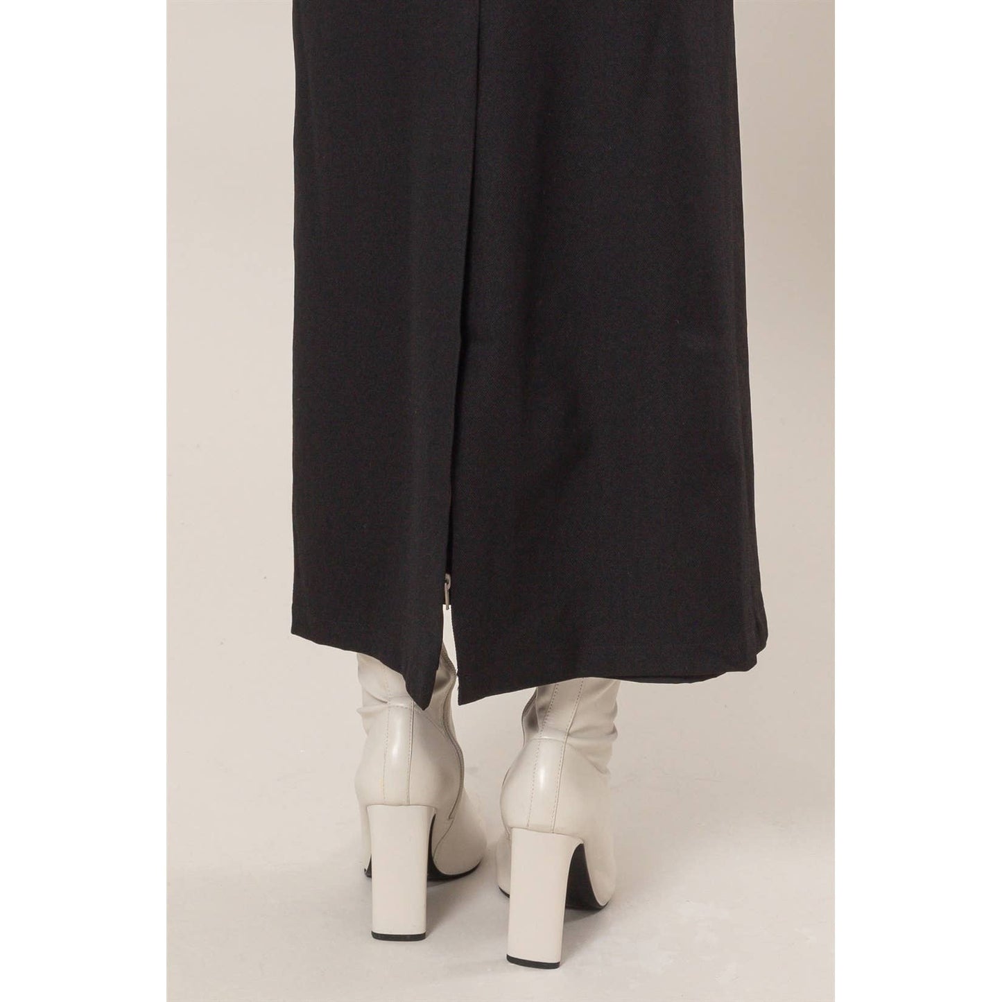 Pencil Midi Skirt: MOCHA