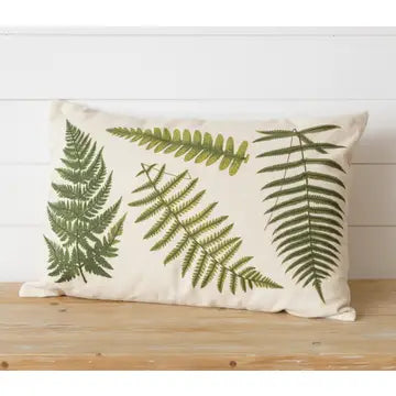 Pillow - Embroidered Ferns (PC)