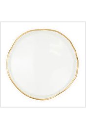 Fontaine Serving platter clear/gold 13.2x8x13.2 - The Perfect Gift Shop & Boutique