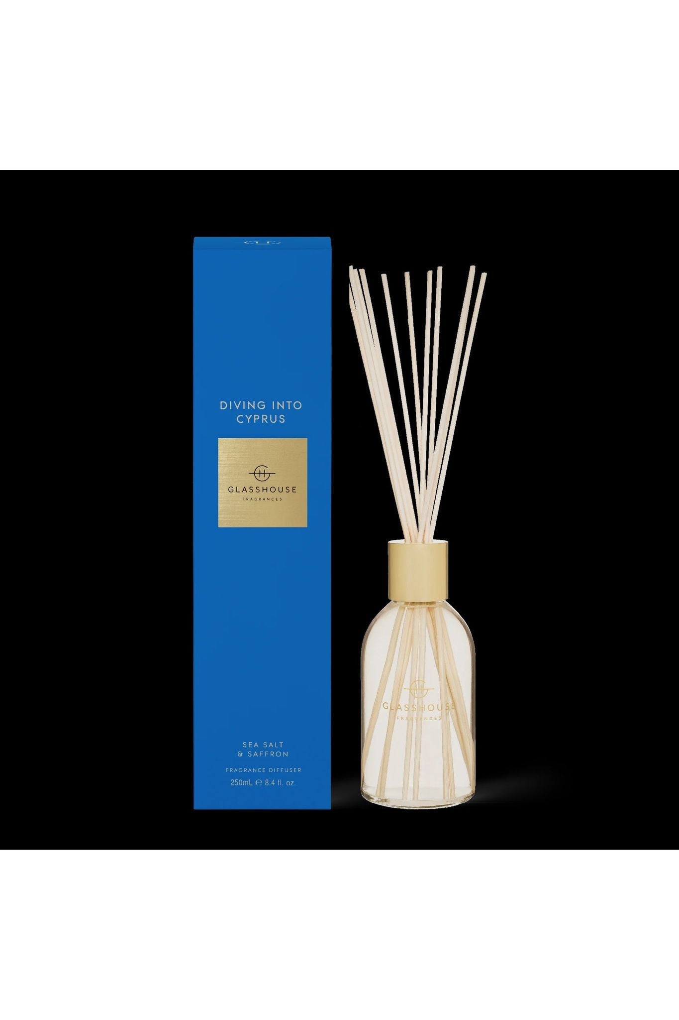 Glass - Diving into Cyprus Reed Diffuser - The Perfect Gift Shop & Boutique