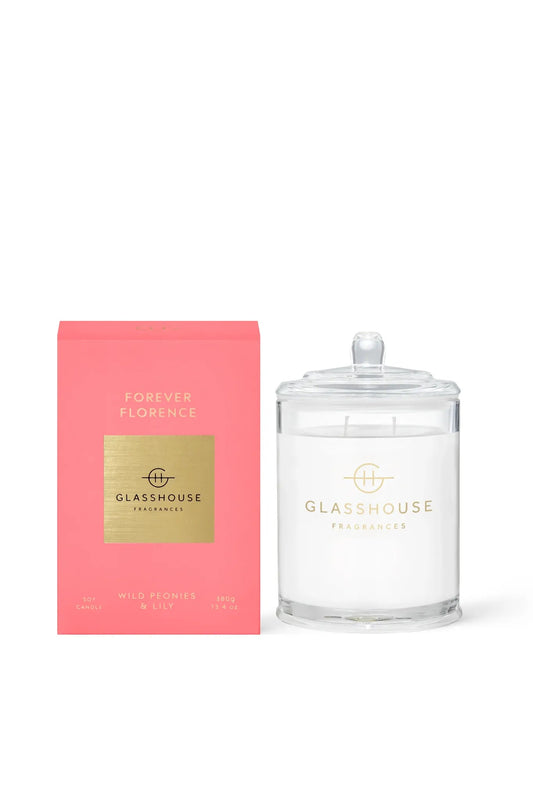 Glasshouse Fragrances Forever 13.4 Oz Florence Candle - The Perfect Gift Shop & Boutique