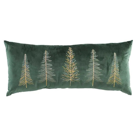 Glimmer Trees Embroidered Holiday Pillow - The Perfect Gift Shop & Boutique