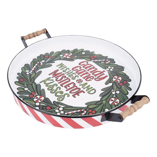 Glory Haus - Candy Cane Wishes Holiday Tray - The Perfect Gift Shop & Boutique